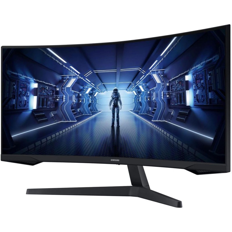 Samsung Odyssey G5 C34G55TWWP Monitor Gaming Curvo 34 Ultra WQHD 165Hz 1ms