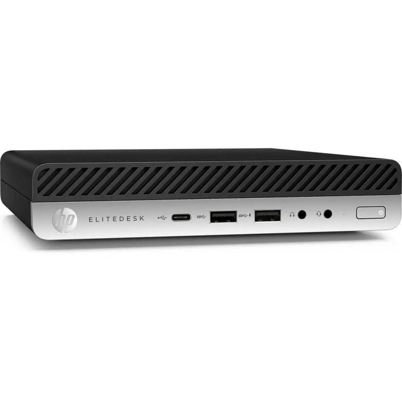 HP EliteDesk 705 G4 Mini PC Computer AMD Ryzen 3 Pro 2200GE Ram 8GB SSD 240GB (Ricondizionato Grado A)