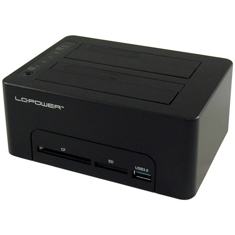 LC-Power Docking Station Hard Disk Dual-Bay USB 3.0 LC-DOCK-U3-CR