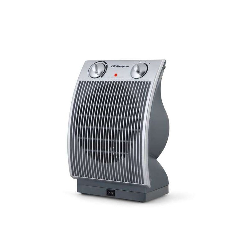 Orbegozo FH 6035 Riscaldatore compatto oscillante - Calore istantaneo - Termostato regolabile - Funzione ventola - Prote