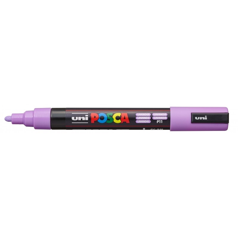 Posca PC-5M Pennarello - Punta 1.8-2.5 mm - Inchiostro a base d'acqua - Resistente alla luce - Non permanente - Colore l