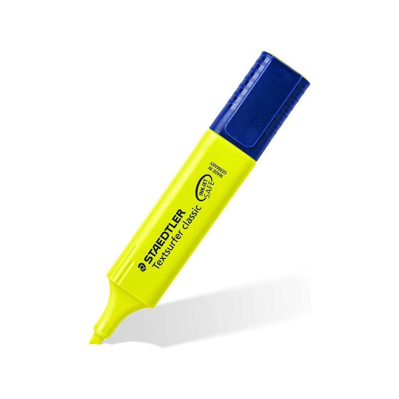 Staedtler Textsurfer Classic 364 Evidenziatore - Punta smussata - tratto 1 - 5mm - Inchiostro a base d'acqua - Colore gi