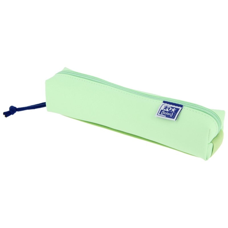 Oxford Live e Go Piccolo astuccio quadrato per matite - Materiale imbottito - Banda elastica per fissaggio al notebook -