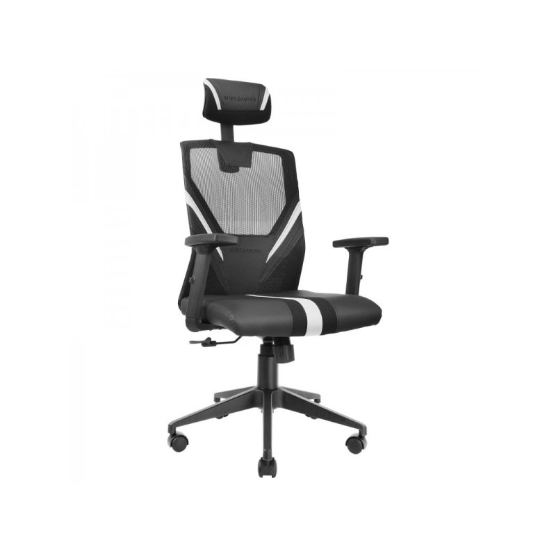 Mars Gaming MGC-ERGO Sedia da gioco - Ergonomia totale - Supporto lombare e cervicale regolabile - Base rinforzata - Ret