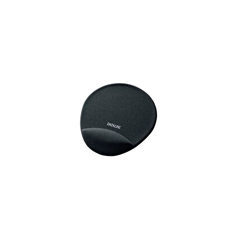 Esselte Dataline Wrist Rest Mousepad - Misure 220x245x25mm - Base antiscivolo - Migliore controllo del mouse - Colore ne