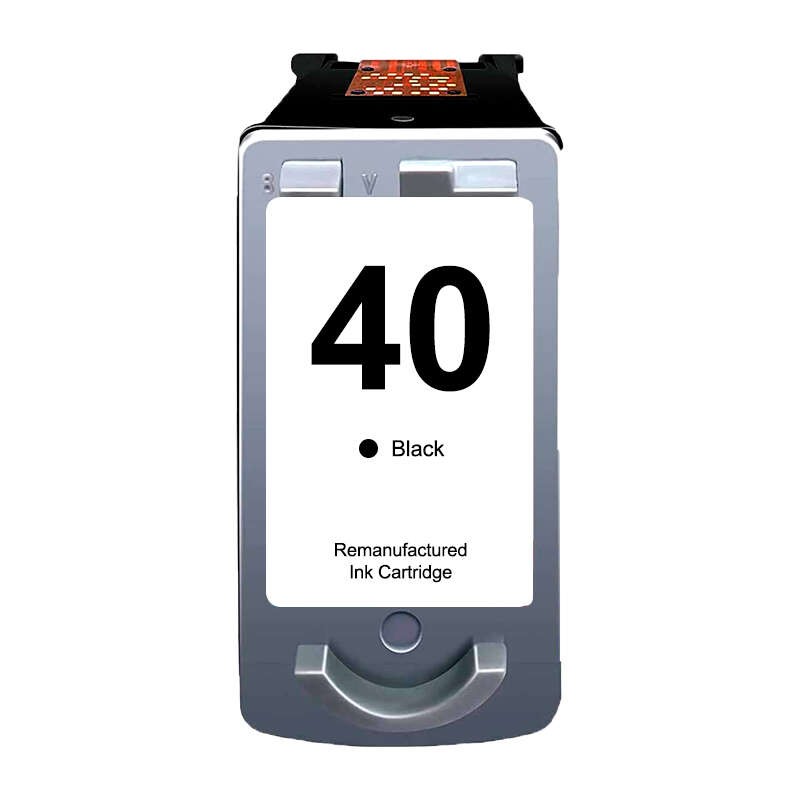 Canon PG40/PG50/PG37 Cartuccia d'inchiostro rigenerata nera - Display livello d'inchiostro - Sostituisce 0615B001/0615B0