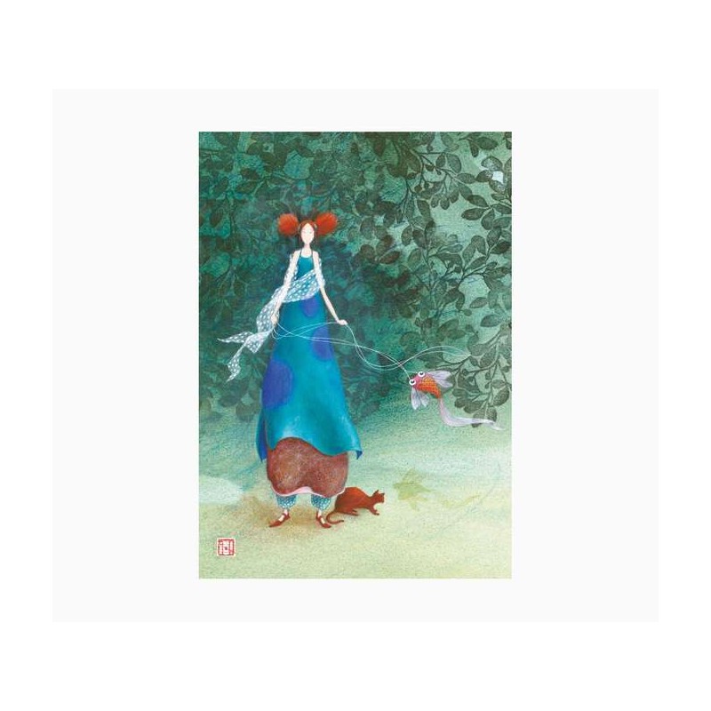 Pictura Gaëlle Boissonnard Taccuino A6 pinzato - 10.5x15cm - 48 pagine foderate - Carta certificata FSC