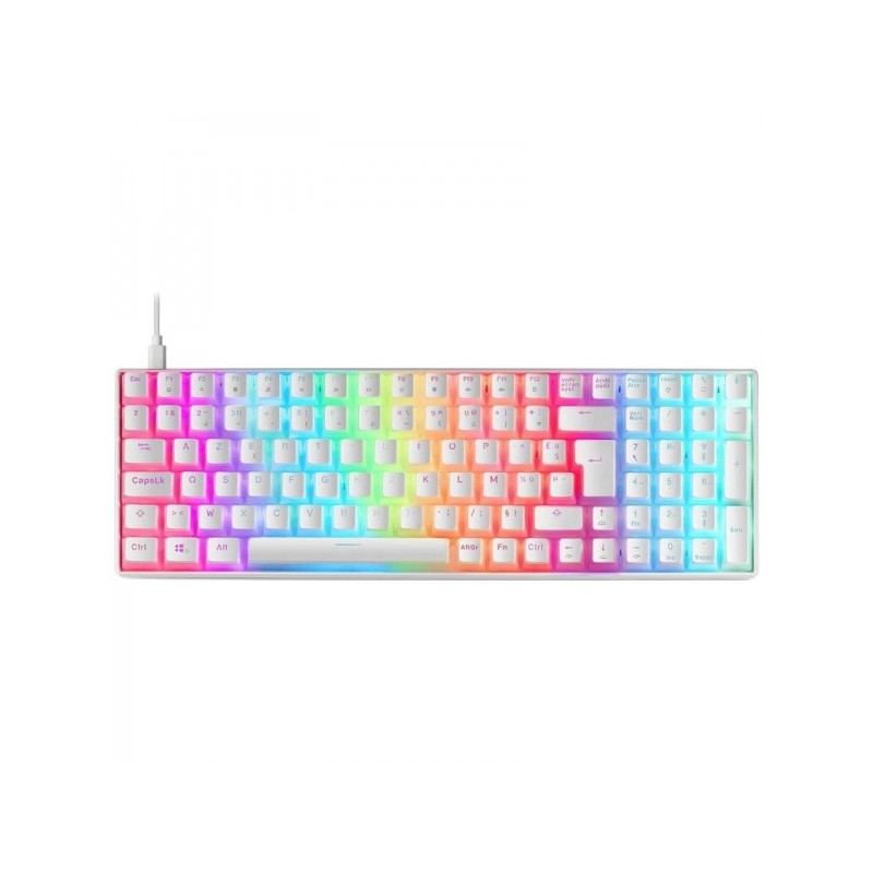 Tastiera da gioco premium Mars Gaming MKULTRA - Dimensioni compatte al 96% - Tasti in PBT Pudding - Illuminazione RGB Ch