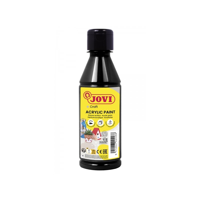 Jovi Jovidecor Acryl Vernice Acrilica Satinata - Alto potere coprente - Facile da applicare - Resistente all'acqua e al 
