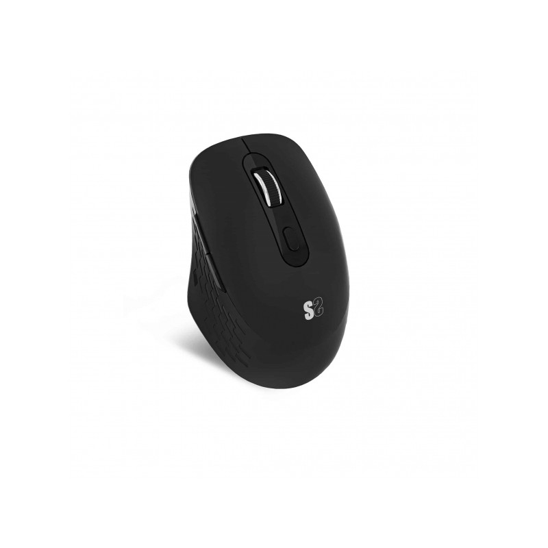 Subblim Curve Ergo Dual Wireless Bluetooth Mouse. USB 2.4GHz 1600dpi - 5 pulsanti - Mano destra - Nero