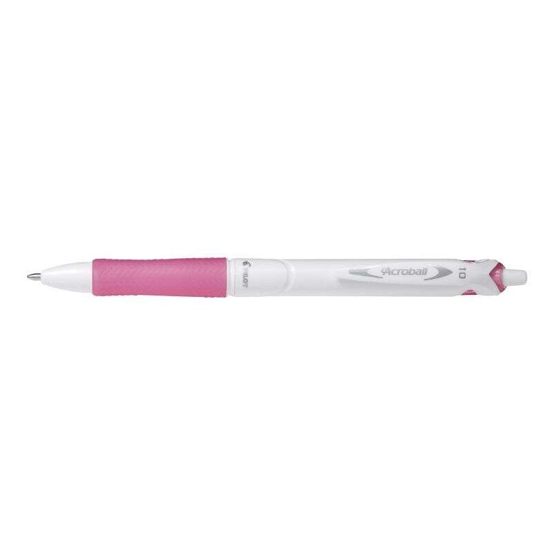 Penna a sfera Acroball PureWhite - Ricaricabile - Realizzata in plastica riciclata - Punta tonda da 1 mm - Linea da 0.28