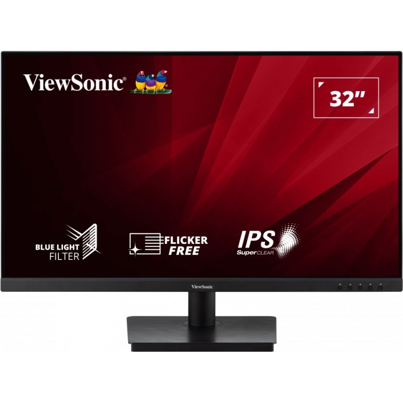 Monitor Viewsonic 31.5 VA3209-2K-MHD LED IPS 2K - 75Hz - Risposta 4ms - Angolo di visione 178º - 21:9 - DisplayPort - 2