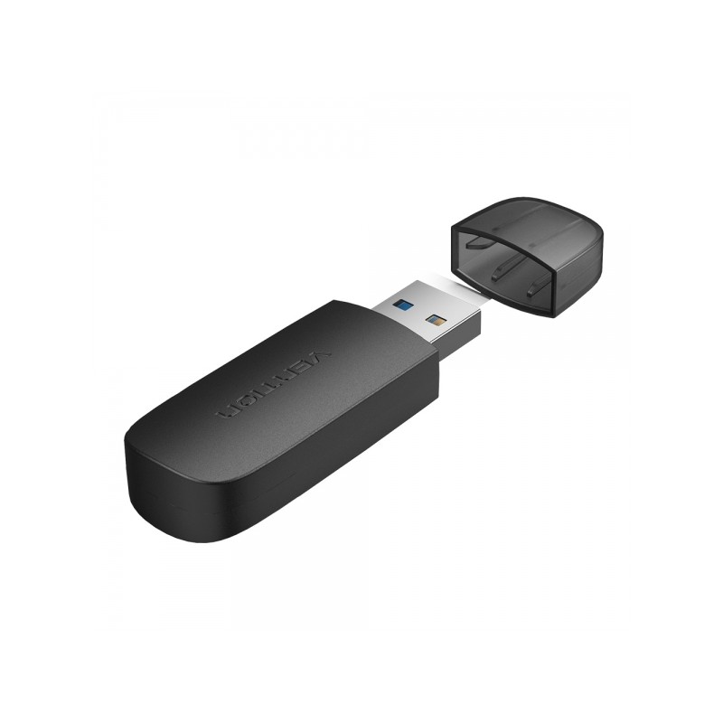 Lettore di schede esterno USB 3.0 di Vention - Nero