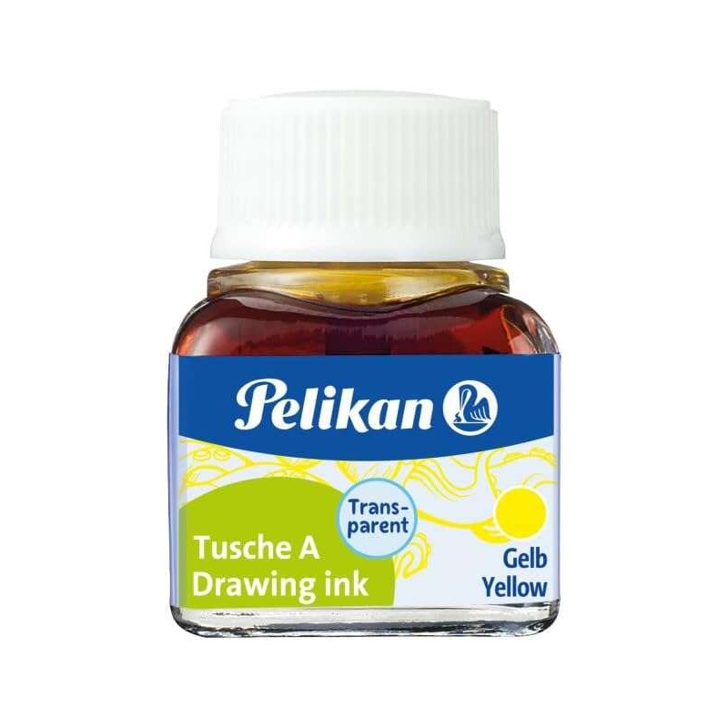 Pelikan China Ink 523 10ml N.5 - Flacone da 10ml - Resistente all'acqua - Ideale per il disegno e la calligrafia - Color