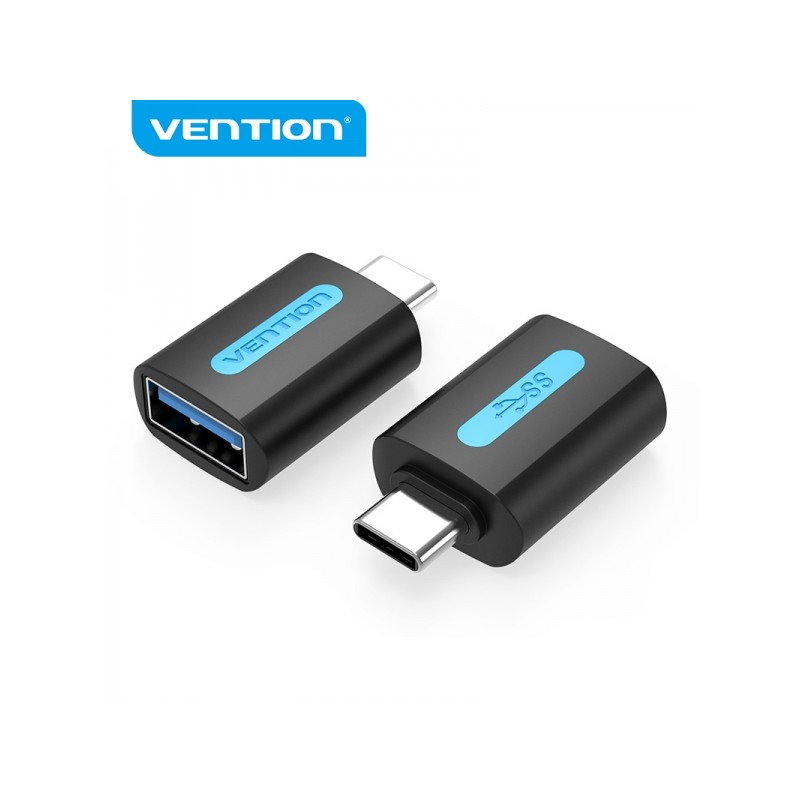 Adattatore USB-C maschio a USB 3.0 A femmina di Vention - Nero