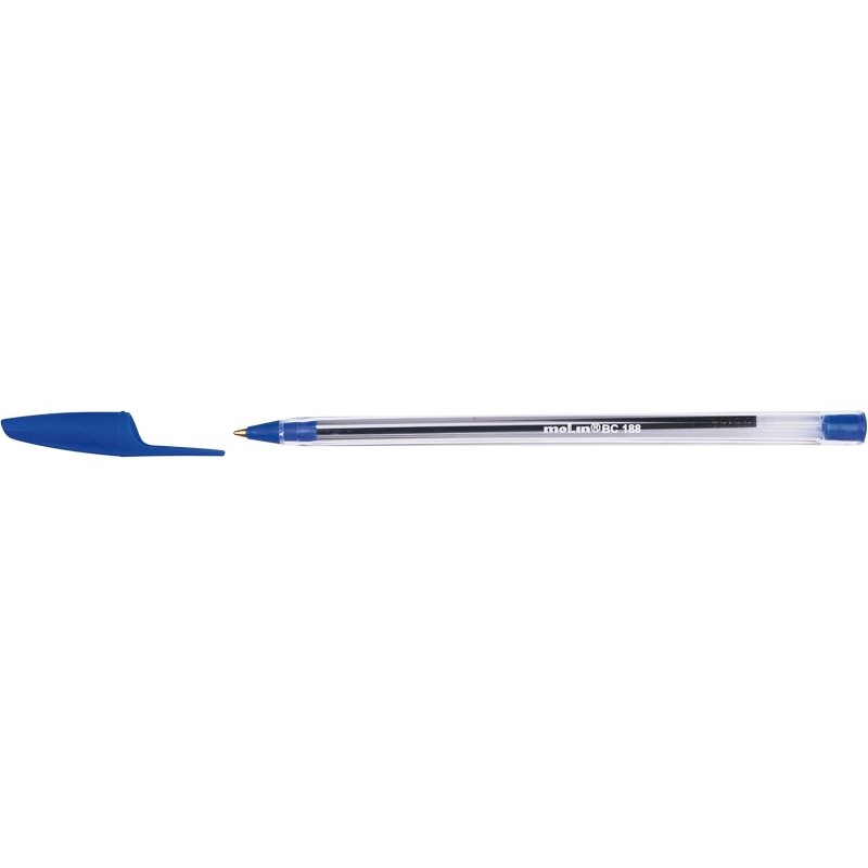 Penna a sfera Molin - Punta media - Inchiostro a olio - Asciugatura rapida - Colore blu