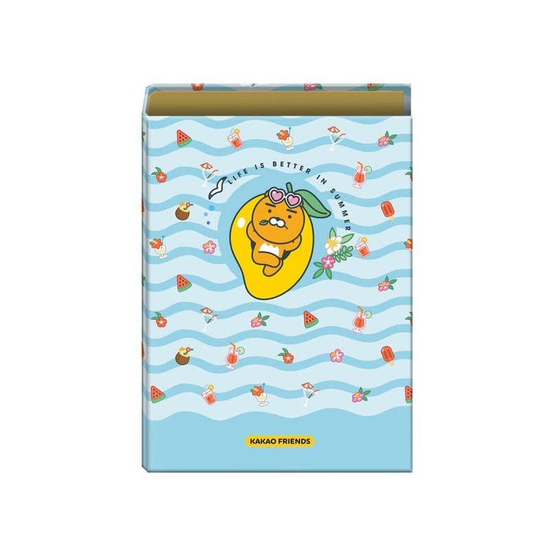 Dohe Kakao Friends Summer Holiday Raccoglitore a 4 anelli formato Folio - Copertina in cartoncino foderato - Raccoglitor