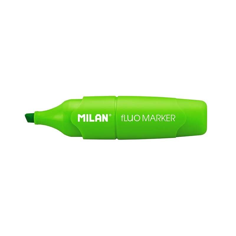 Evidenziatore a capsula Milano - Punta smussata 2 - 4 mm - Colore verde