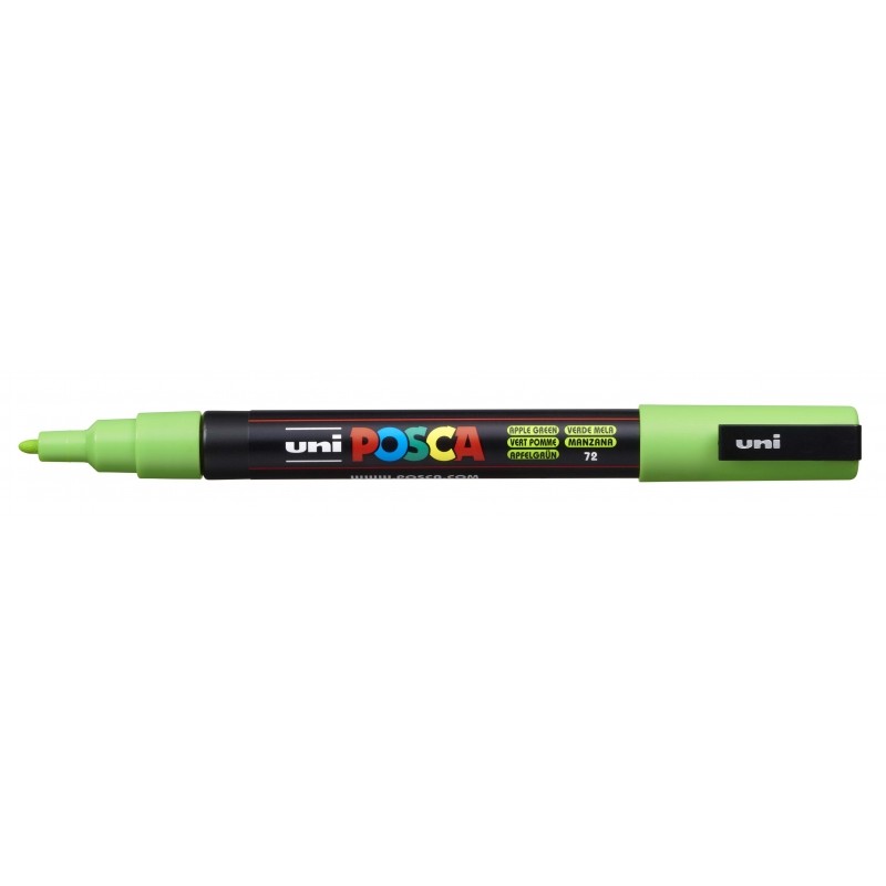 Posca PC-3M Pennarello - Punta conica in poliestere 0.9-1.3 mm - Inchiostro a base d'acqua - Resistente alla luce - Non 
