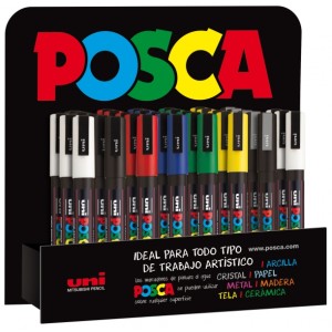 Posca PC3M Display di 36...