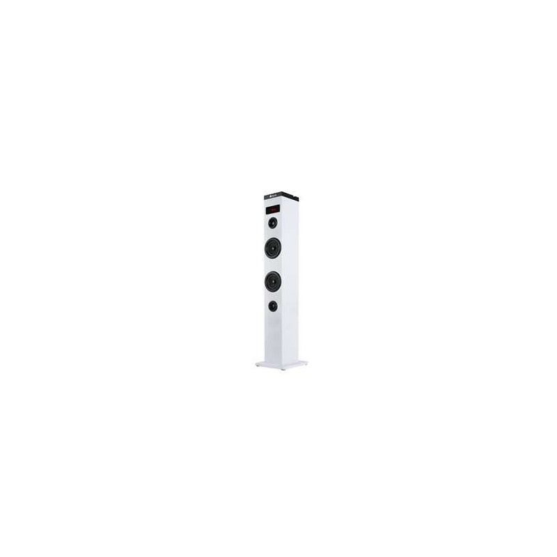 NGS Sky Charm Sound Tower Bluetooth 50W - Telecomando - Display LED - Ingresso ottico USB. radio FM. Aux In e TV - Invol