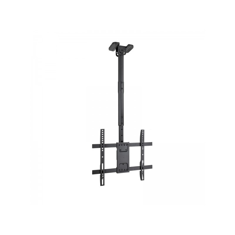 Tooq Supporto a soffitto per schermi da 32-75 - Angolo di rotazione 180º - Inclinazione - Gestione cavi - Peso massimo 