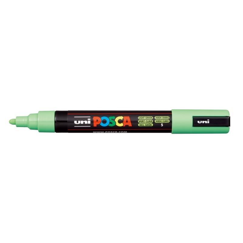 Posca PC-5M Marcatore a vernice - Punta a proiettile 1.8-2.5 mm - Inchiostro a base d'acqua - Resistente alla luce - Non