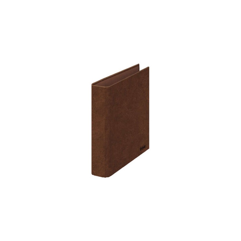 Dohe 2 raccoglitori ad anelli misti 25mm Natural Quarter - Foderati con carta stampata e laminata