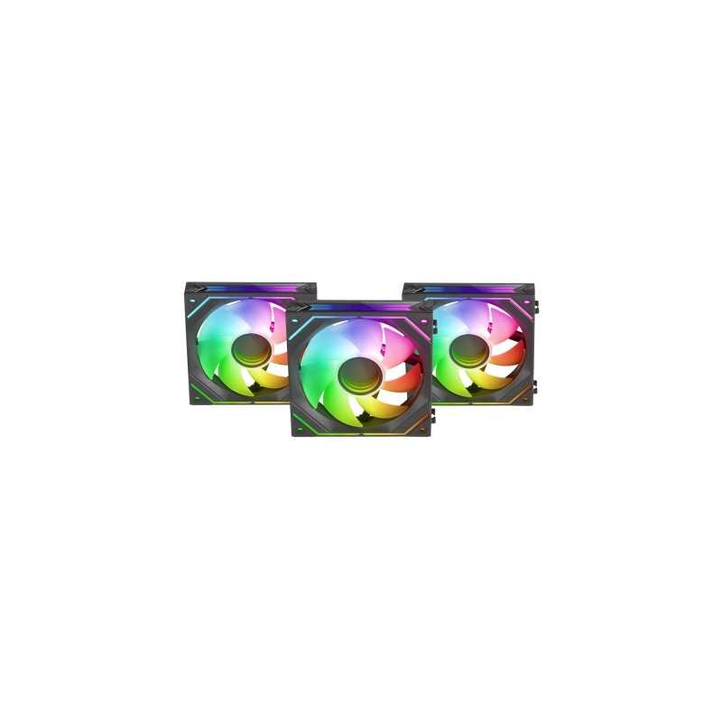 Mars Gaming MF-LINKFINITYKIT Ventole - Illuminazione Infinity Mirror 360° - Connessione LINKFINITY modulare - Controllo