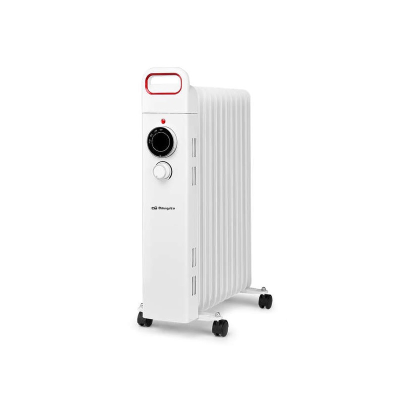 Orbegozo RU 2500 Radiatore ad olio potente e sicuro - Potenza massima 2500W - 11 elementi riscaldanti - Protezione contr