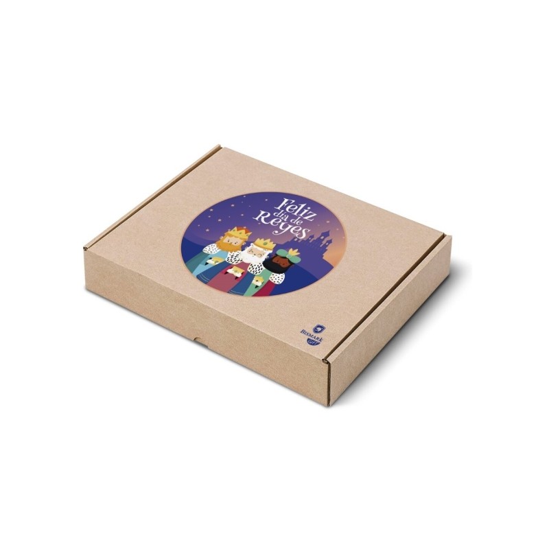 Scatola di cartone pieghevole Bismark Reyes Magos - Misure 35x25x6cm