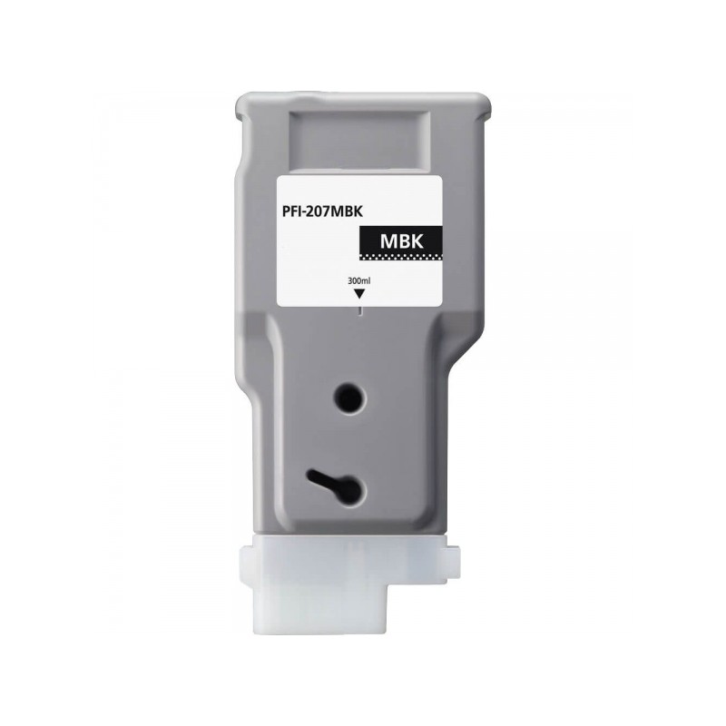 Canon PFI207 Cartuccia d'inchiostro nero opaco a pigmenti generica - Sostituisce PFI207MBK/8788B001
