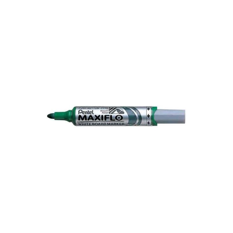 Penna per lavagna Pentel Maxiflo - Regolazione del flusso d'inchiostro - Punta tonda - Larghezza del tratto 2.5 mm - 50%