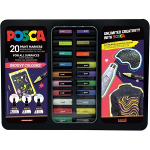 Posca Groovy Colours...