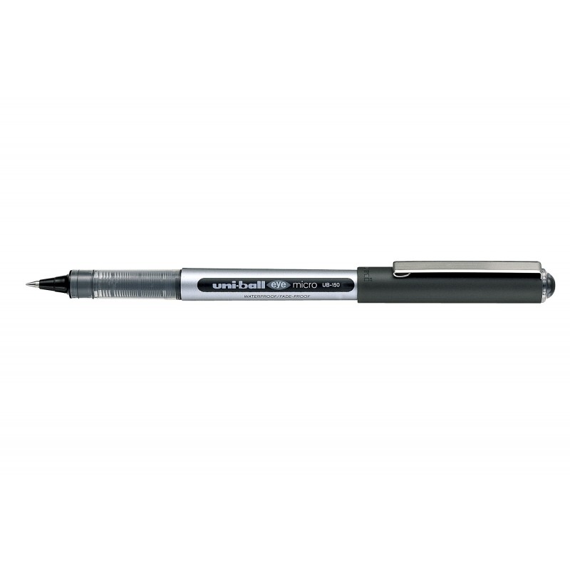 Penna a sfera a inchiostro liquido Uni-ball Eye Micro UB-150 - Punta a sfera 0.5 mm - Inchiostro resistente all'acqua e 