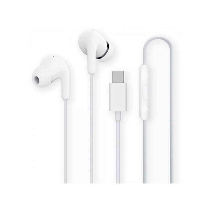 Xiaomi Mi Dual Driver Earphones Cuffie USB-C - Microfono incorporato - Resistenza IPX4 - Controllo via cavo - Colore bia