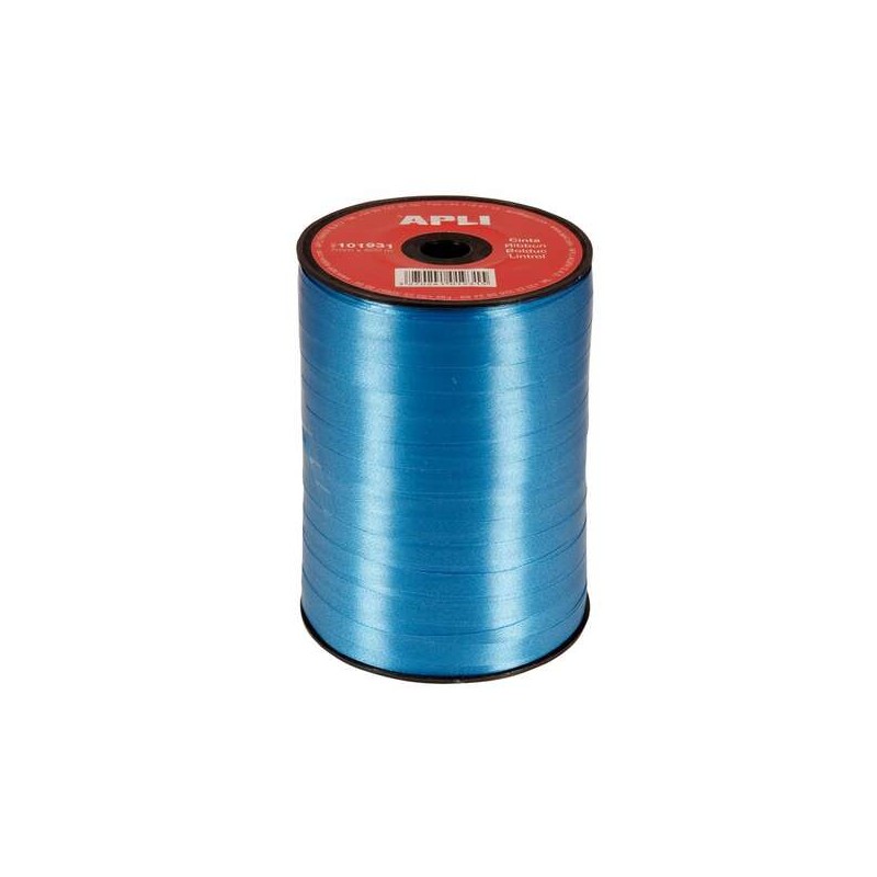 Rotolo di nastro da regalo Apli 7mmx500m - Colore blu