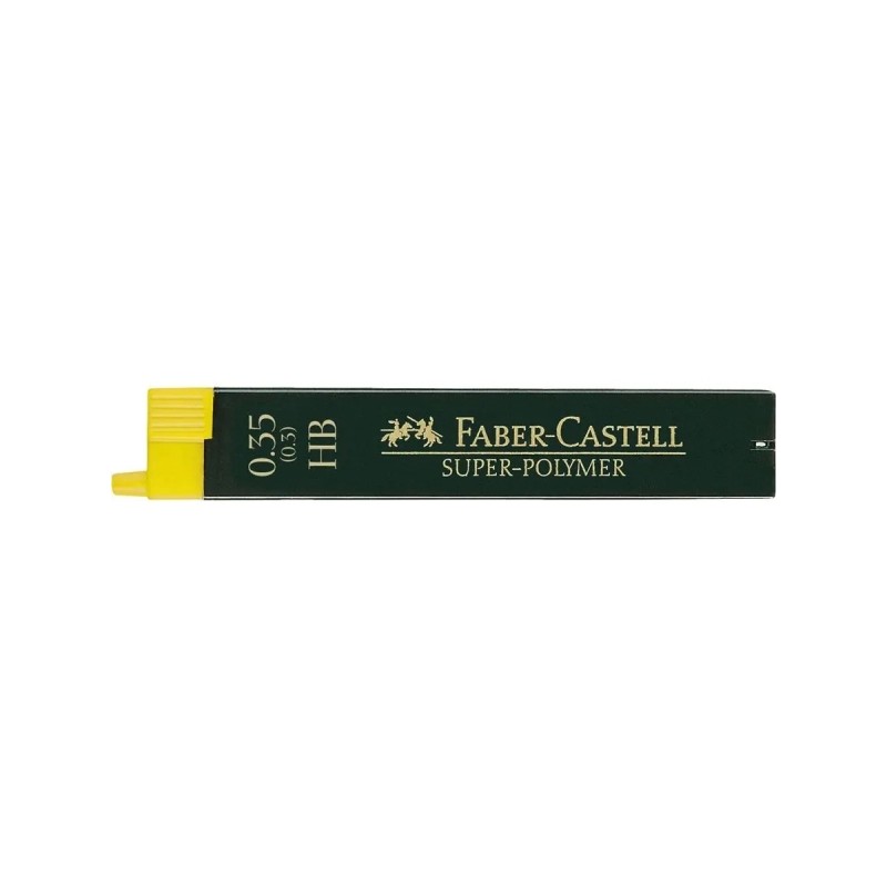Faber-Castell 9063 Confezione da 12 mina di matita meccanica Super-Polymer 0.3 HB - Forte e scorrevole