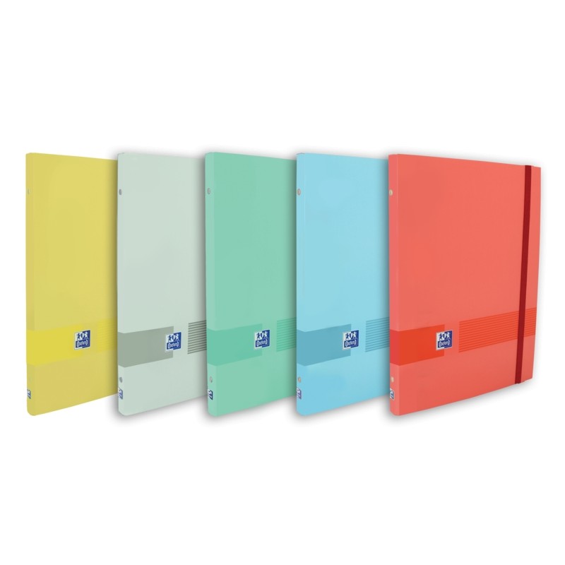 Oxford e You A4+ 12 divisori in cartone - Copertina rigida - Chiusura elastica - Colori assortiti - Raccoglitore A4+ con