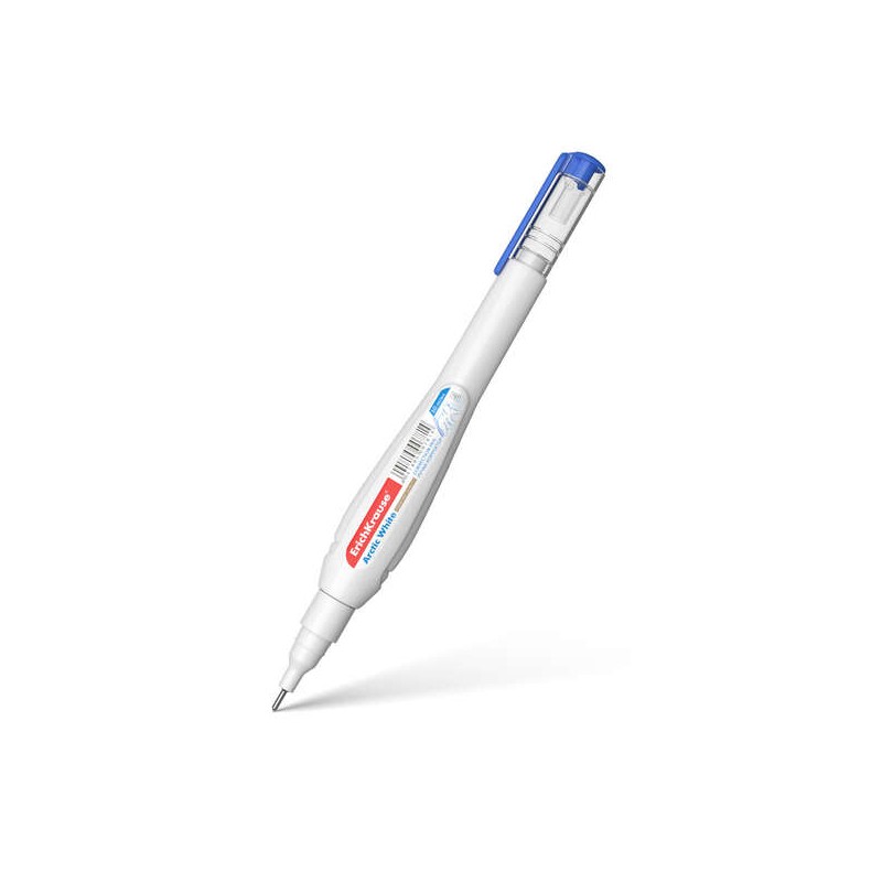 Erichkrause Arctic White Correction Pen 10ml - Asciugatura rapida - Alta qualità - Resistente al freddo - Colore bianco