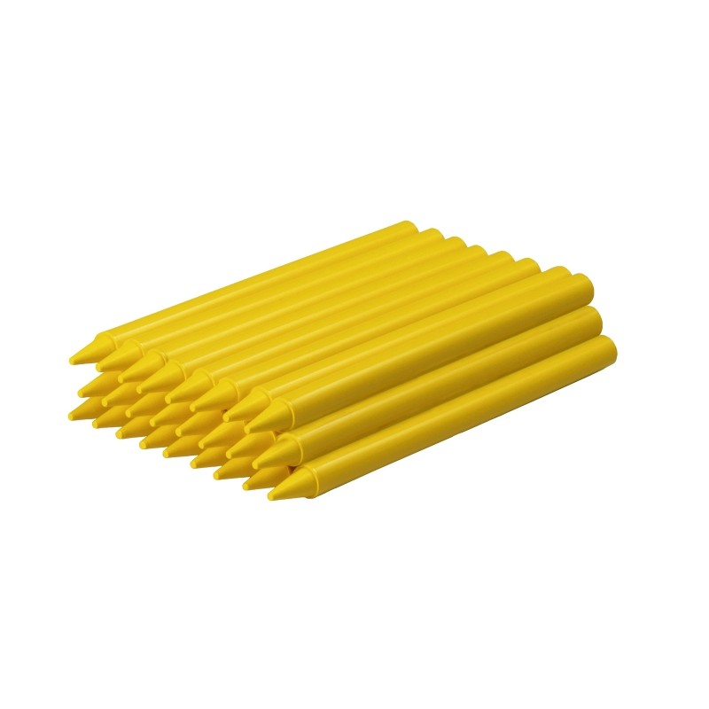 Jovi Plasticolor Astuccio da 25 pastelli a cera in plastica - Resistente - Non macchia - Resistente ai graffi - Finitura