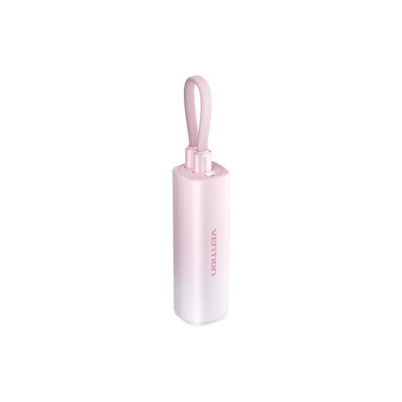 Vention PowerBank 5000mAh - USB-C. Lightning - Carica rapida 20W - Rosa