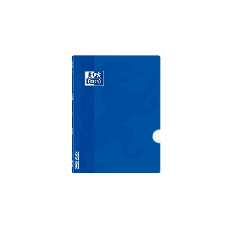 Oxford School Classic Openflex A5+ Quaderno con punti metallici - Copertina in plastica rigida - 48 fogli di margine - 4