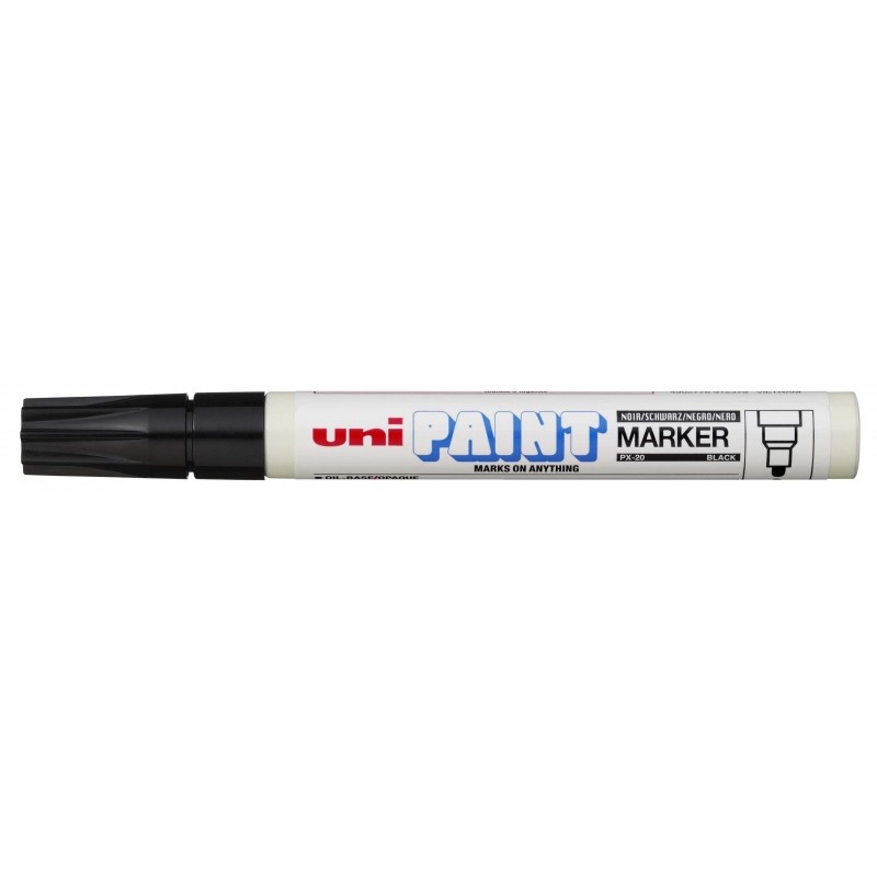 Uni-ball PX-20 Paint Marker - Marcatore a vernice - Punta acrilica 2.2-2.8 mm - Permanente su tutte le superfici - Resis