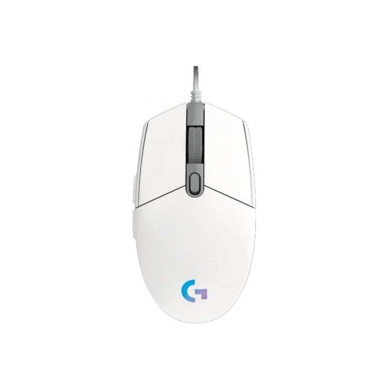 Logitech G203 Lightsync USB Mouse 8000dpi - 5 pulsanti programmabili - Illuminazione RGB Lightsync - Uso con la mano des