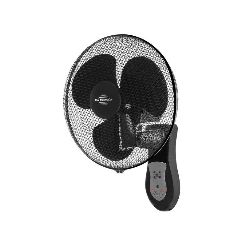 Orbegozo WF 0243 Ventilatore silenzioso da parete con telecomando - Potente e versatile - 3 modalità di ventilazione e 