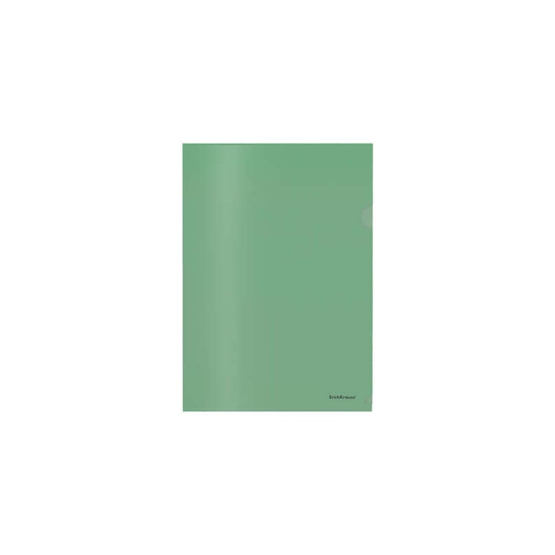 Fascicoli classici lucidi Erichkrause - A4 semitrasparente - Colore verde