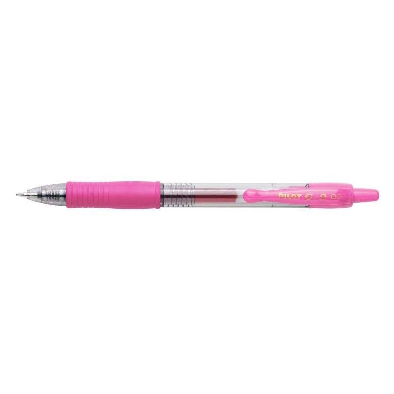 Pilot Gel Pen G2 Rollerball Retrattile - Ricaricabile - Penna a sfera rotonda 0.7 mm - Tratto 0.32 mm - Impugnatura ergo
