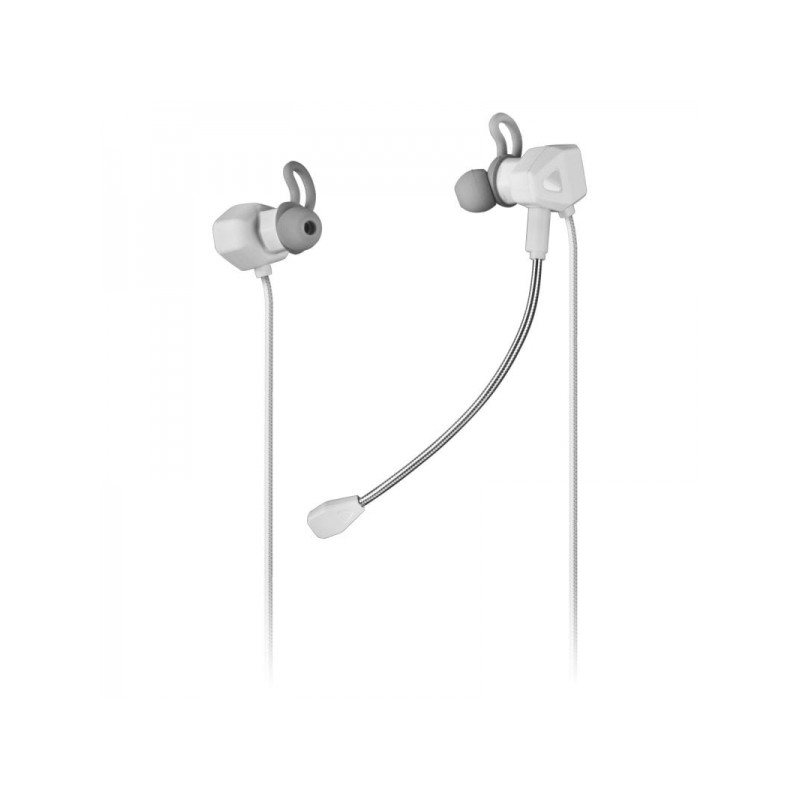Mars Gaming MIHX In-Ear Headset - Tecnologia Haptic Sense a doppio driver - Doppia impugnatura in silicone - Microfoni a