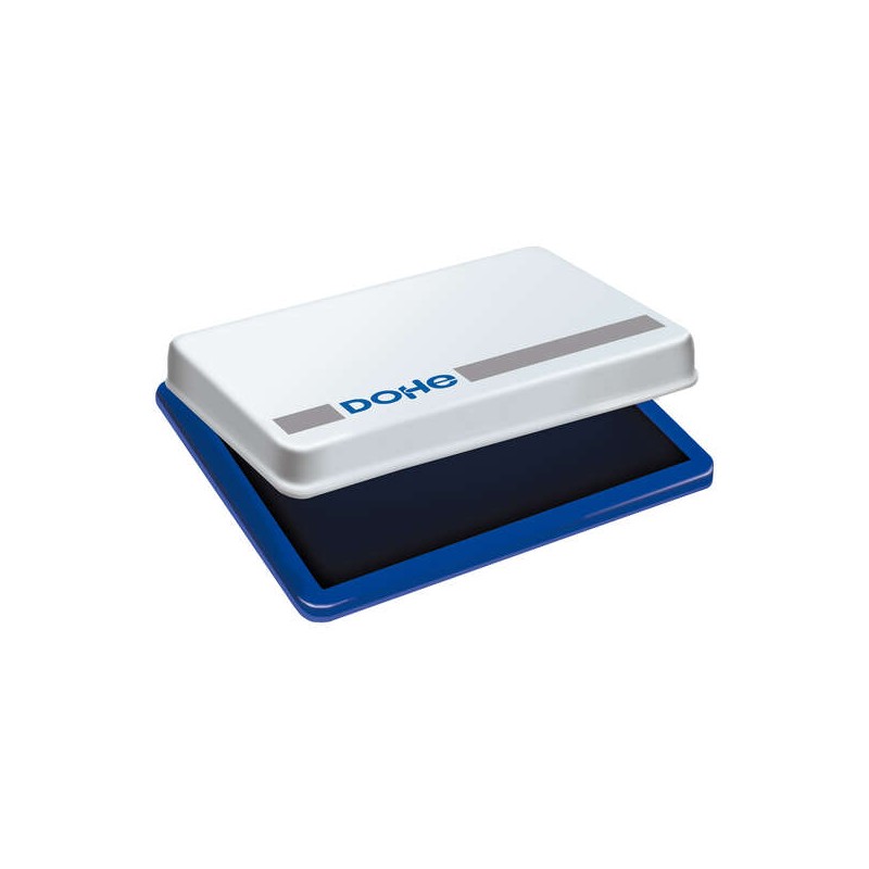 Tampone metallico Dohe Nº2 - Dimensioni 109 x 70 mm - Colore blu